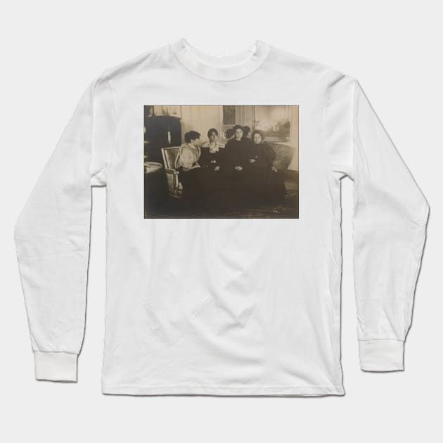 Paule Gobillard, Jeannie Gobillard, Julie Manet, and Geneviève Mallarmé Long Sleeve T-Shirt by EdgarDegas